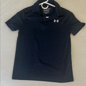 Under Armour Kids Navy Polo Shirt